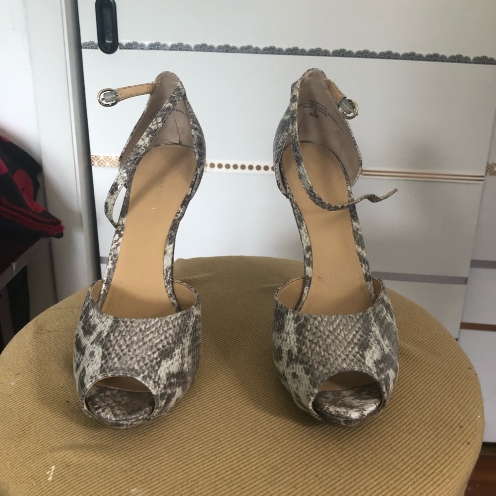 Snake Skin, Nine West high heels